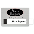 Rectangle Metallic Window Badges (2" x 2.875")